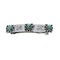 Navajo Sterling Silver Multi-stone Turquoise Hair Barrette NN20480