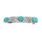 Navajo Sterling Silver Multi-stone Turquoise Hair Barrette NN20481