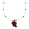 Native Red Jasper Sterling Silver Beaded Necklace NX11669