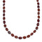 Southwest Sterling Silver Red Jasper Bead Necklace X11115