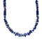Navajo Authentic Sterling Silver Bead Lapis Necklace X11118