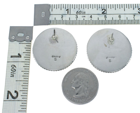 Genuine Sterling Silver Post Earrings X11093