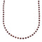 Sterling Silver Red Jasper Bead Necklace X11163