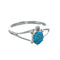 Native American Zuni Opal Sterling Silver Turtle Ring Size 5-3/4 X11129