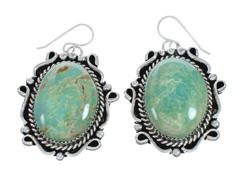 Navajo Kingman Turquoise Sterling Silver Naja Squash Blossom Necklace Set X11207