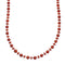 Native American Sterling Silver Coral Bead Necklace X11230