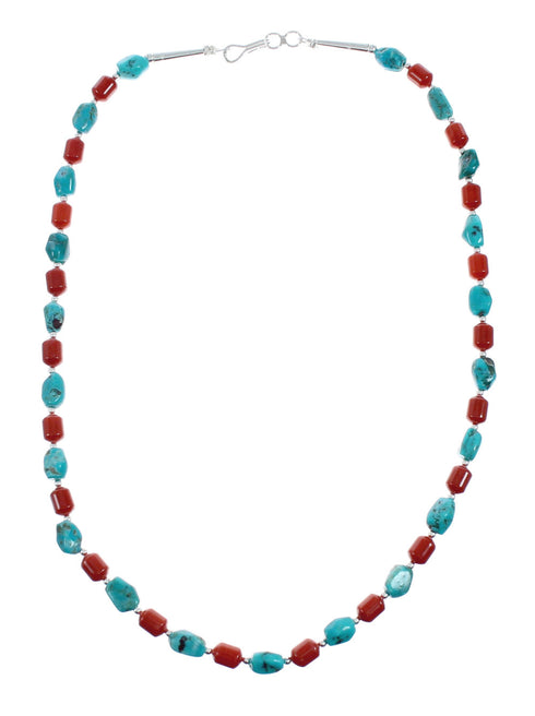 Navajo Multicolor Sterling Silver Necklace Set X11235