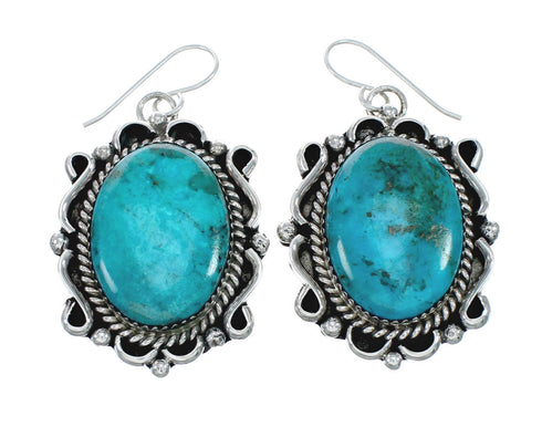 Turquoise Sterling Silver Navajo Naja Squash Blossom Necklace Set X11242