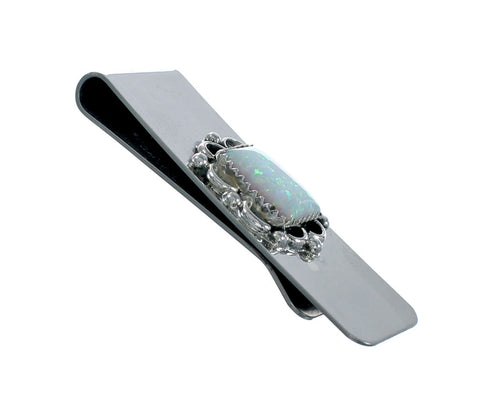 Navajo Opal Genuine Sterling Silver Money Clip X11260
