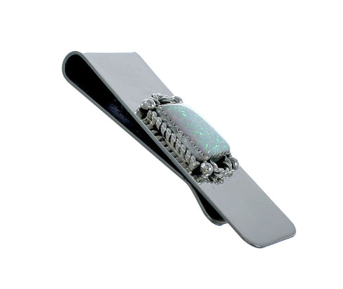 Native American Navajo Opal Sterling Silver Money Clip X11263