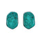 Native American Turquoise Sterling Silver Post Earrings X11305