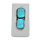 Unique Navajo Turquoise And Sterling Silver Money Clip X11366