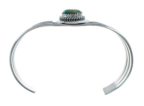 Native American Turquoise Sterling Silver Tear Drop Navajo Cuff Bracelet X11406