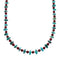 Navajo Sterling Silver Turquoise And Coral Bead Necklace X11434
