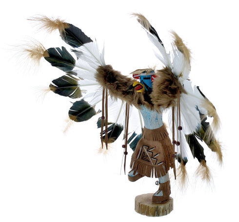 Native American Navajo Indian Eagle Kachina Doll NX11463