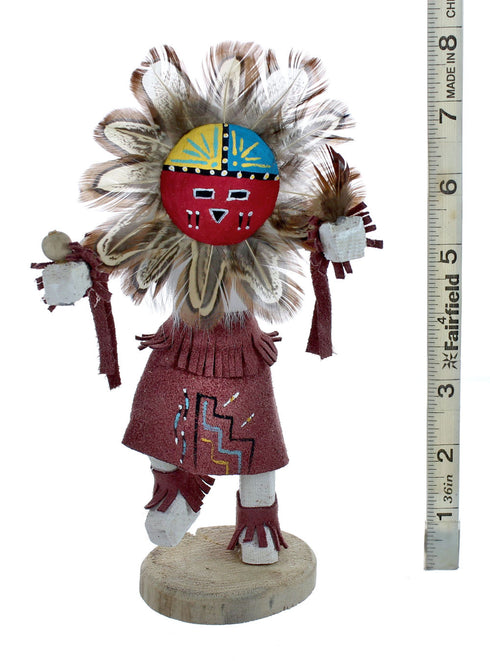 Navajo American Indian Sunface Kachina Doll NX11466