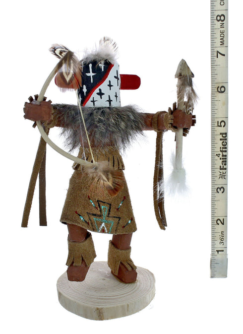 American Indian Warrior Navajo Kachina Doll NX11472