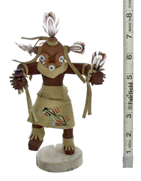 Mudhead Navajo American Indian Kachina Doll NX11473