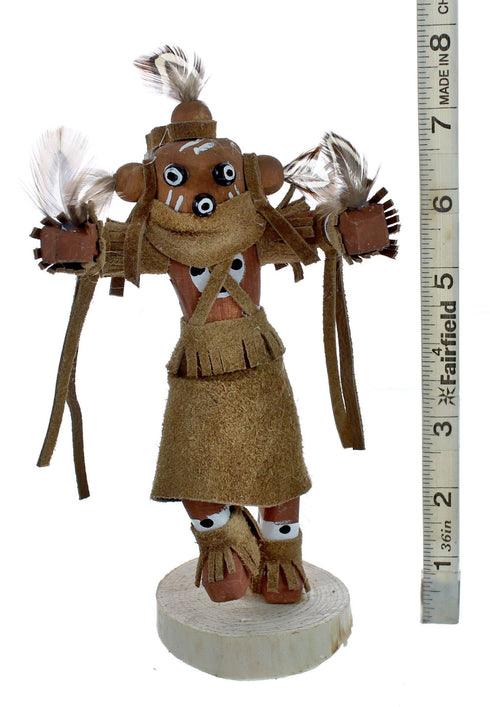 Mudhead Navajo American Indian Kachina Doll NX11474