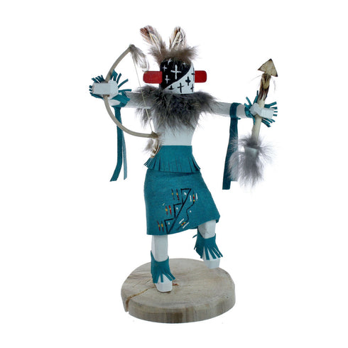 American Indian Warrior Navajo Kachina Doll NX11478