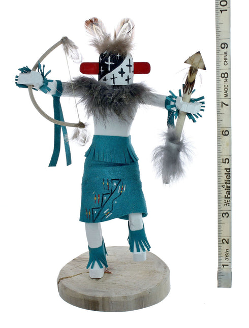 American Indian Warrior Navajo Kachina Doll NX11478