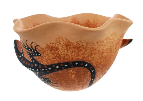 Zuni Indian Gecko Pottery Hand Crafted By Artist Lorenda Cellicion NN20018