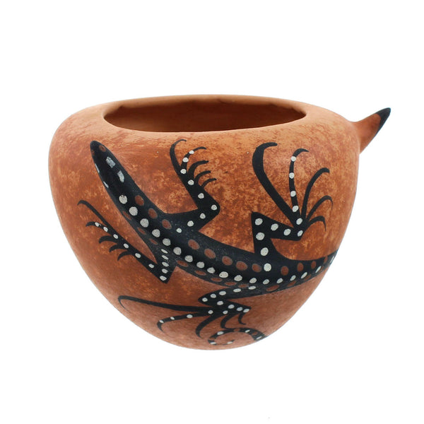 Zuni Indian Gecko Pottery Hand Crafted By Artist Lorenda Cellicion NN20022