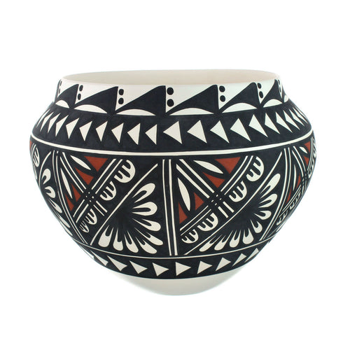 Native American Hand Crafted Acoma Pottery By Artist L. Vallo NN20017