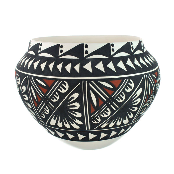 Native American Hand Crafted Acoma Pottery By Artist L. Vallo NN20017