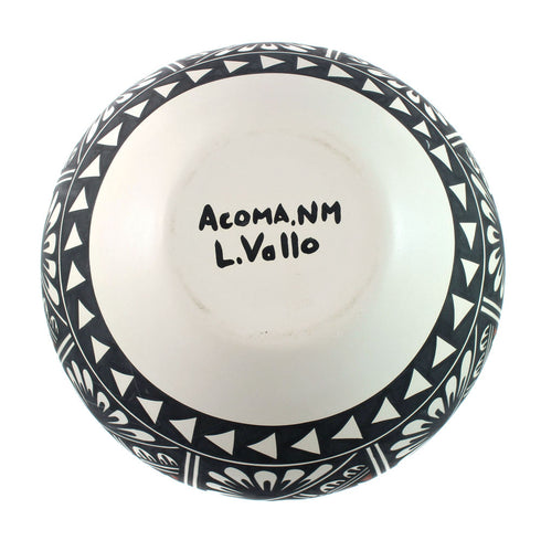 Native American Hand Crafted Acoma Pottery By Artist L. Vallo NN20017