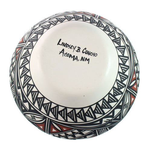 Native American Hand Crafted Acoma Pottery By Artist Lindsey B. Concho NN20023
