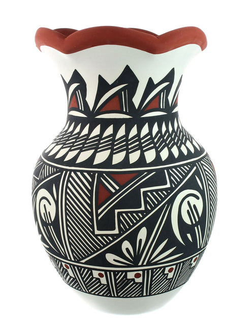 Native American Hand Crafted Acoma Pottery By Artist L. Vallo NN20029