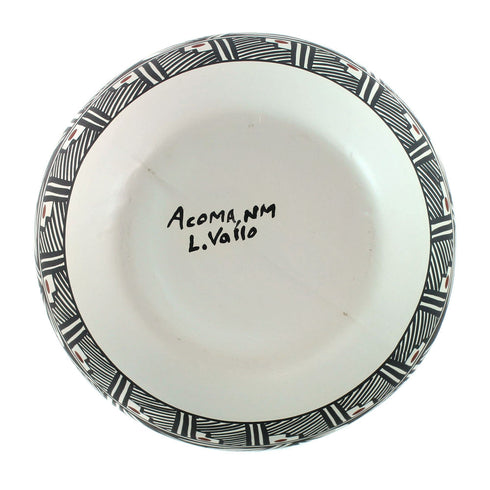 Native American Hand Crafted Acoma Pottery By Artist L. Vallo NN20029