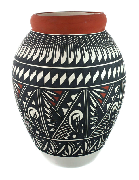 Native American Hand Crafted Acoma Pottery By Artist L. Vallo NN20028