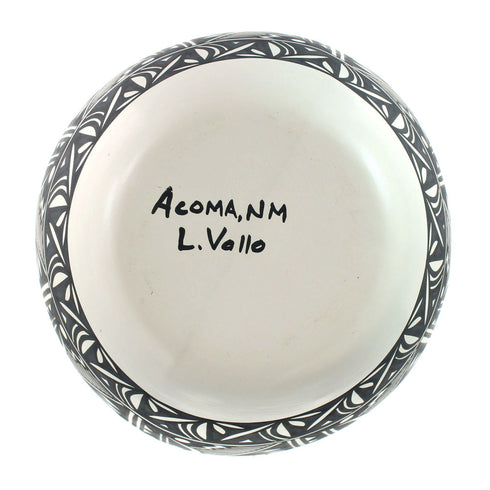 Native American Hand Crafted Acoma Pottery By Artist L. Vallo NN20028