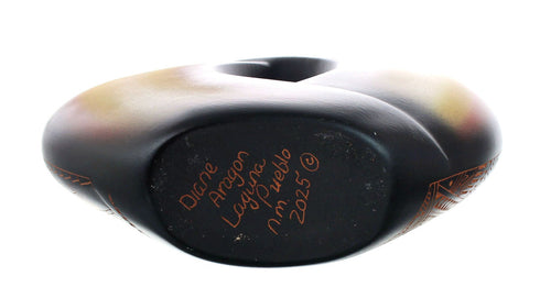 Navajo Indian Hand Crafted Pot By Artist Diane Aragon Laguna Pueblo NN20039