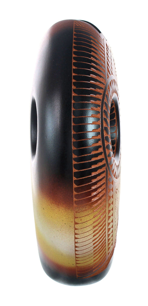 Navajo Indian Hand Crafted Pot By Artist Diane Aragon Laguna Pueblo NN20040