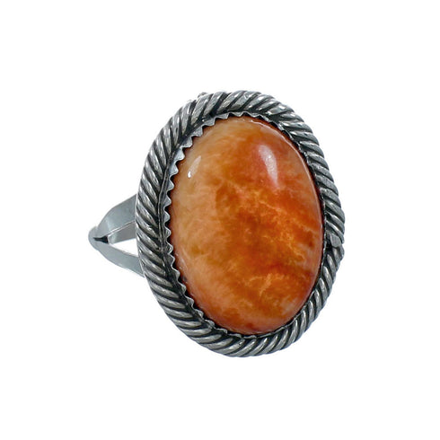 Oyster Shell Navajo Sterling Silver Ring Size 7 NN20100