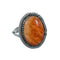 Oyster Shell Navajo Sterling Silver Ring Size 8-1/2 NN20097