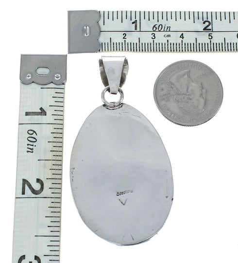 Navajo Native American Turquoise Sterling Silver Pendant NN20063