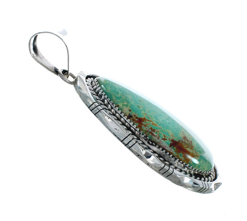 Navajo Native American Turquoise Sterling Silver Pendant NN20056