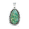 Navajo Native American Turquoise Sterling Silver Pendant NN20057