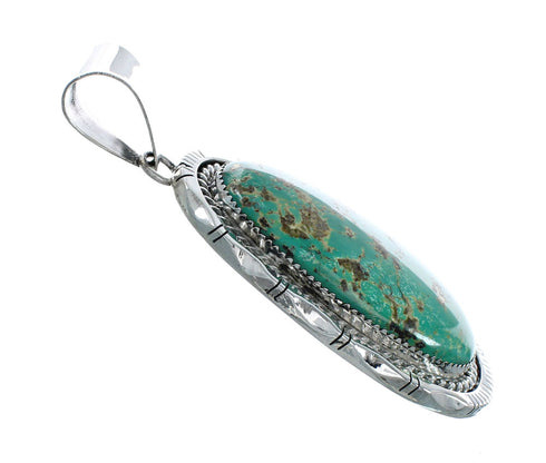 Navajo Native American Turquoise Sterling Silver Pendant NN20058
