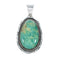 Navajo Native American Turquoise Sterling Silver Pendant NN20059