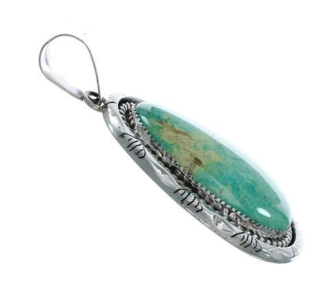 Navajo Native American Turquoise Sterling Silver Pendant NN20059