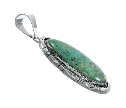 Navajo Native American Turquoise Sterling Silver Pendant NN20072