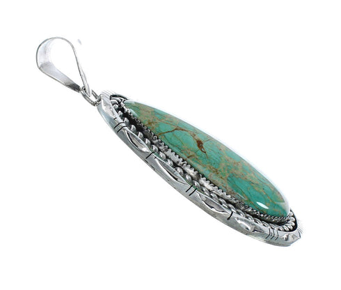 Navajo Native American Turquoise Sterling Silver Pendant NN20076