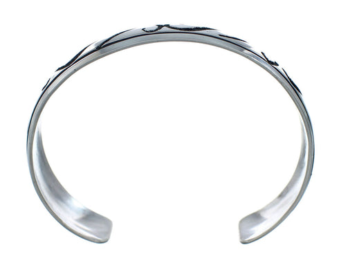 Genuine Sterling Silver Navajo Tommy And Rose Singer Cuff Bracelet NN20243