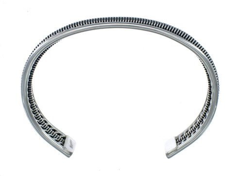 Authentic Sterling Silver Native American Navajo Cuff Bracelet NN20246