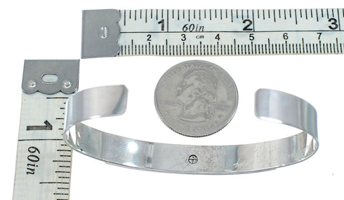 Zuni Sterling Silver Multicolor Inlay Cuff Bracelet NN20157